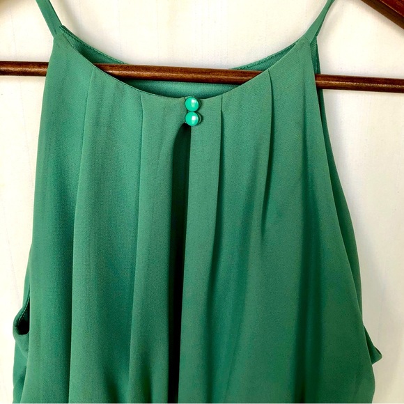 Lush Mini Dress Sage Green Size Small - Picture 5 of 7